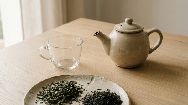 tasse + théière + plante théine fer anémie