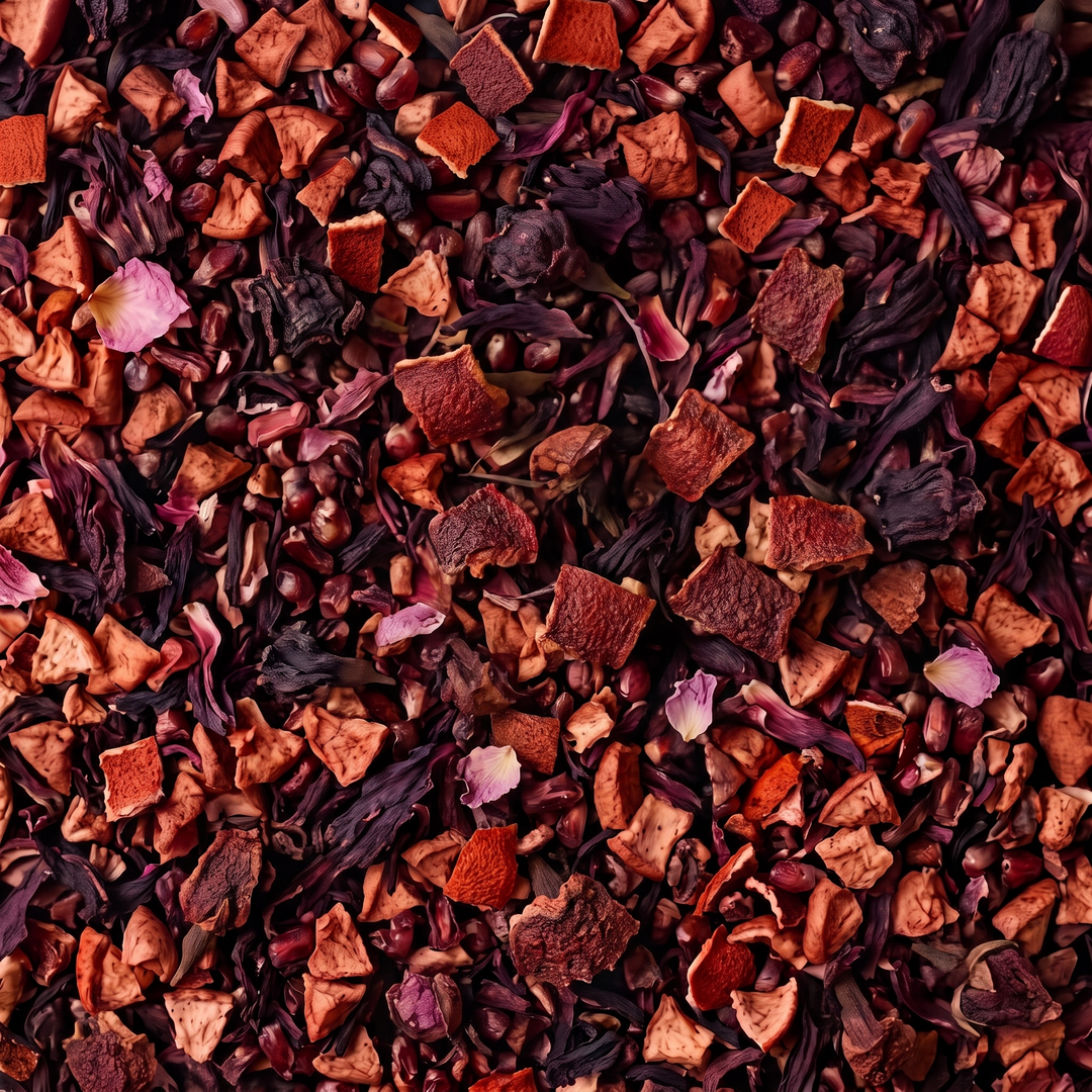 ⴰⵙⵉⴼ ASSIF - Infusion à l'hibiscus, grenade, pomme, rose de damas et pétales de coquelicot